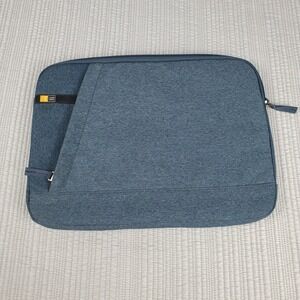 Case Logic Laptop Sleeve Unisex OS Blue Heathered Zippered Padded Case